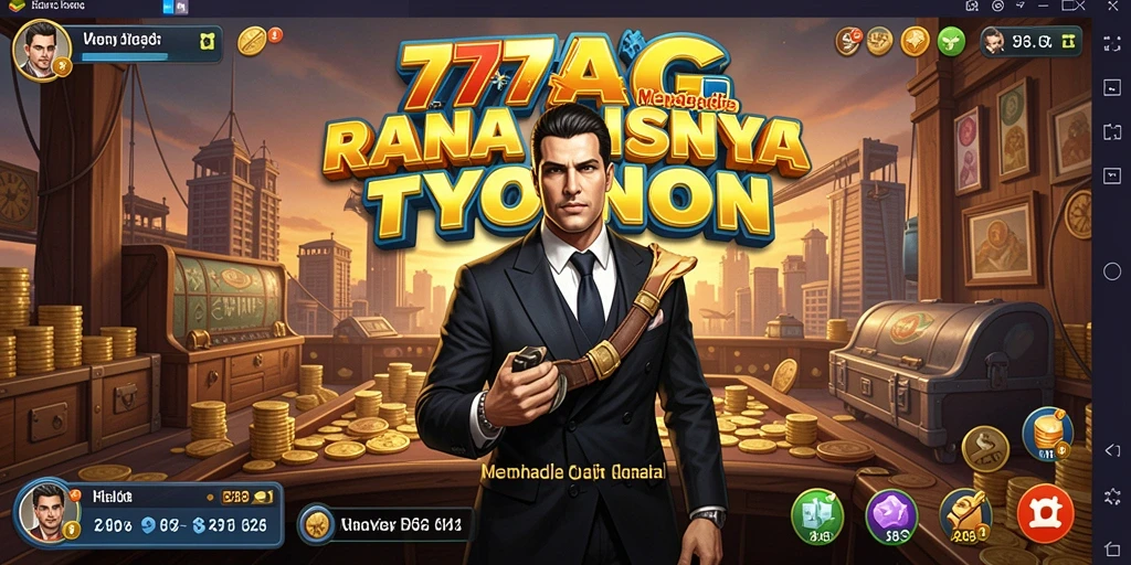 Tampilan gameplay 777AG dengan grafis menarik di dunia Tycoon.