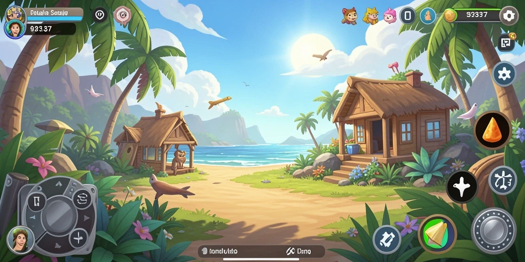 Tangkapan layar dari gameplay menarik di 93337.