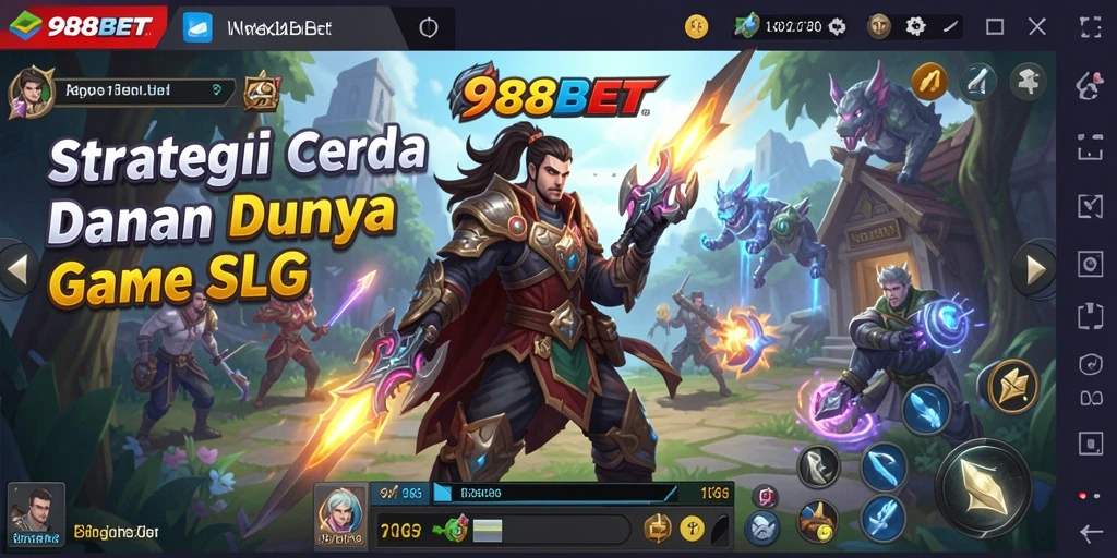 Gameplay menarik 988BET dengan pertempuran strategis dan pembangunan kerajaan.