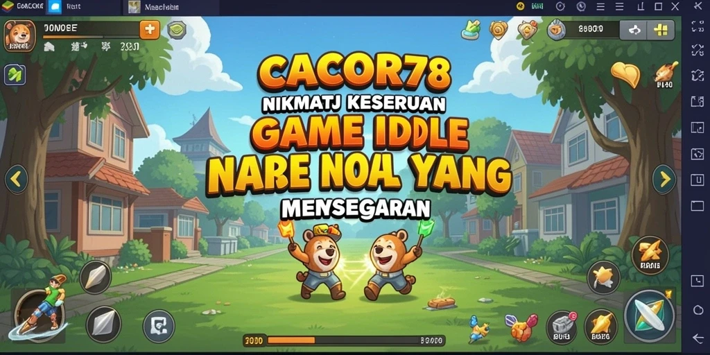 Screenshot gameplay CACOR78 yang menunjukkan karakter dan aksi seru.