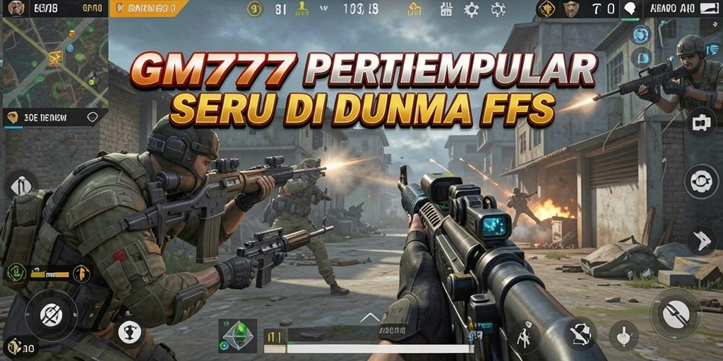 Gameplay seru GM777 dengan aksi FPS yang mendebarkan.