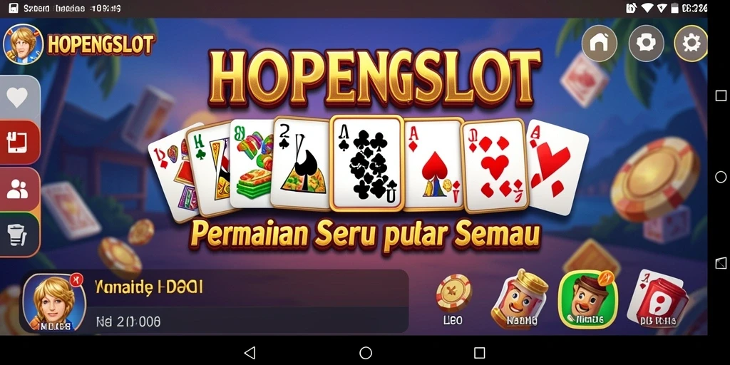 Tampilan permainan Domino yang menegangkan di HOPENGSLOT.