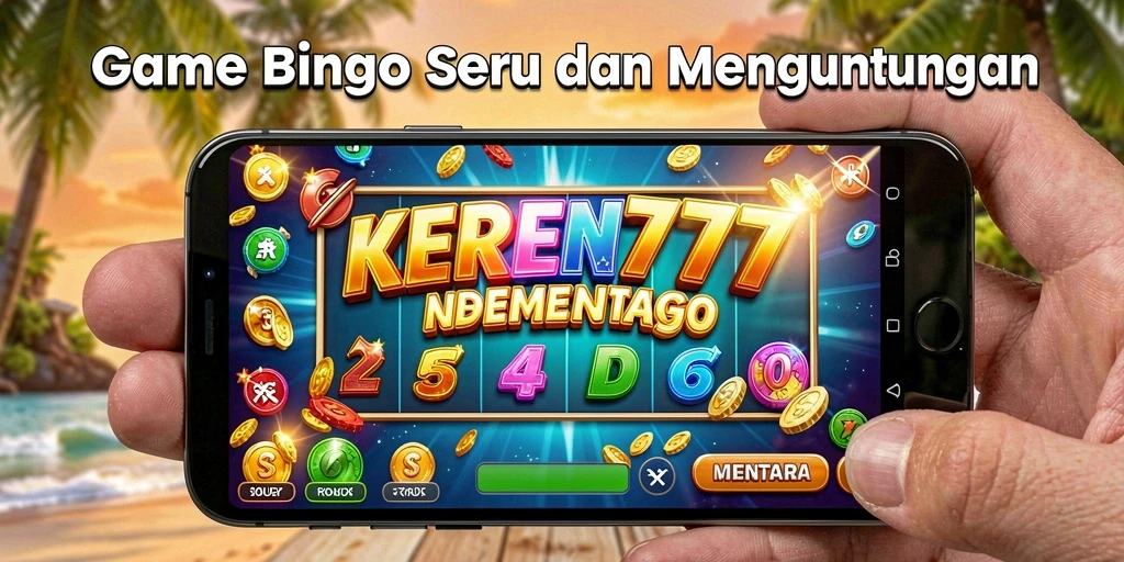 Tampilan gameplay KEREN777 yang seru dalam permainan Bingo.
