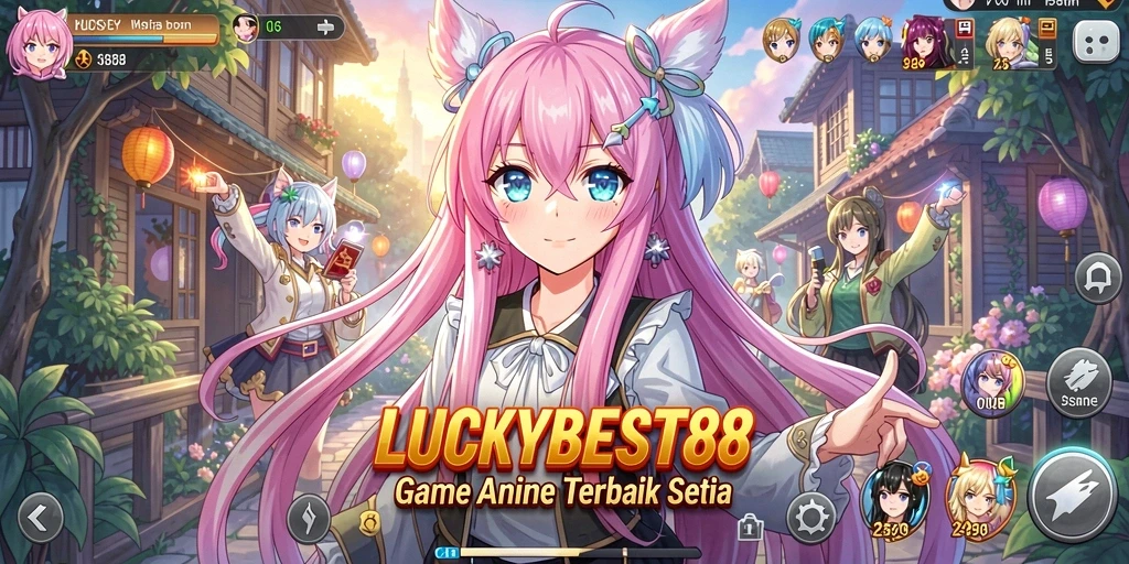 Tampilan menakjubkan dari gameplay <strong>LUCKYBEST88</strong> dengan karakter <strong>Anime</strong> favorit.