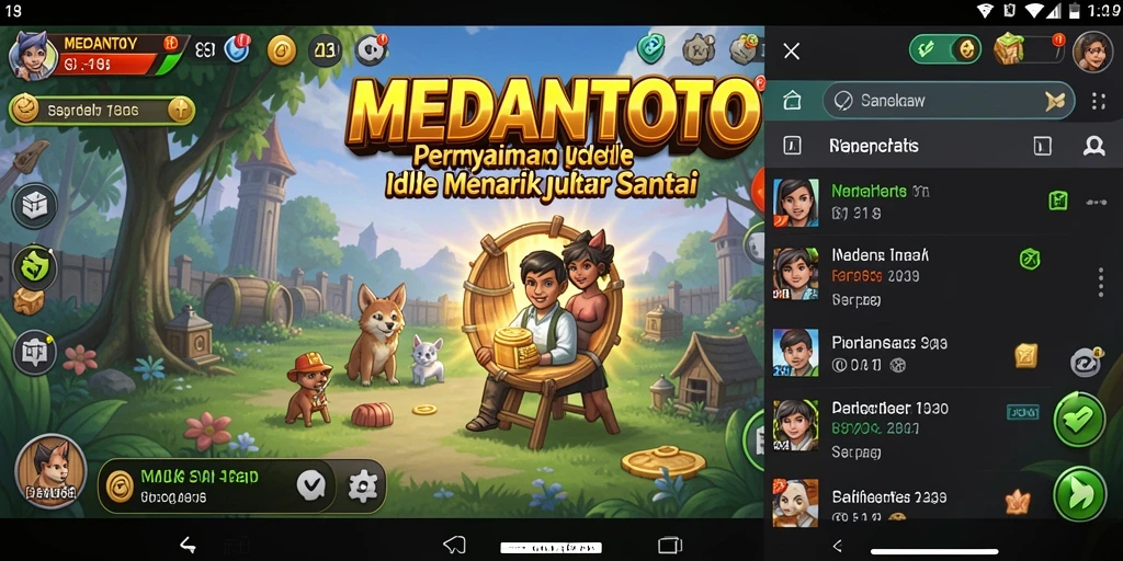 Tampilan gameplay MEDANTOTO yang santai dan menghibur.