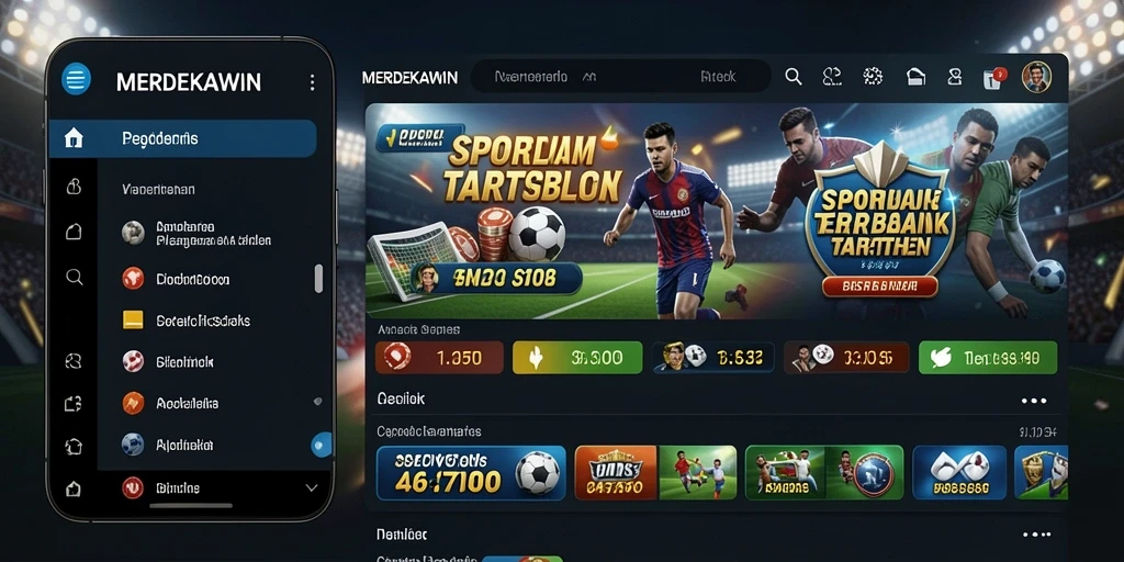 Tampilan gameplay menarik dan interaktif dari MERDEKAWIN.