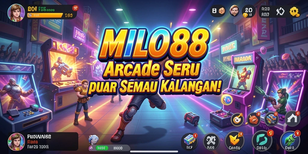 Screenshot dari gameplay seru MILO88 yang menunjukkan tantangan arcade.