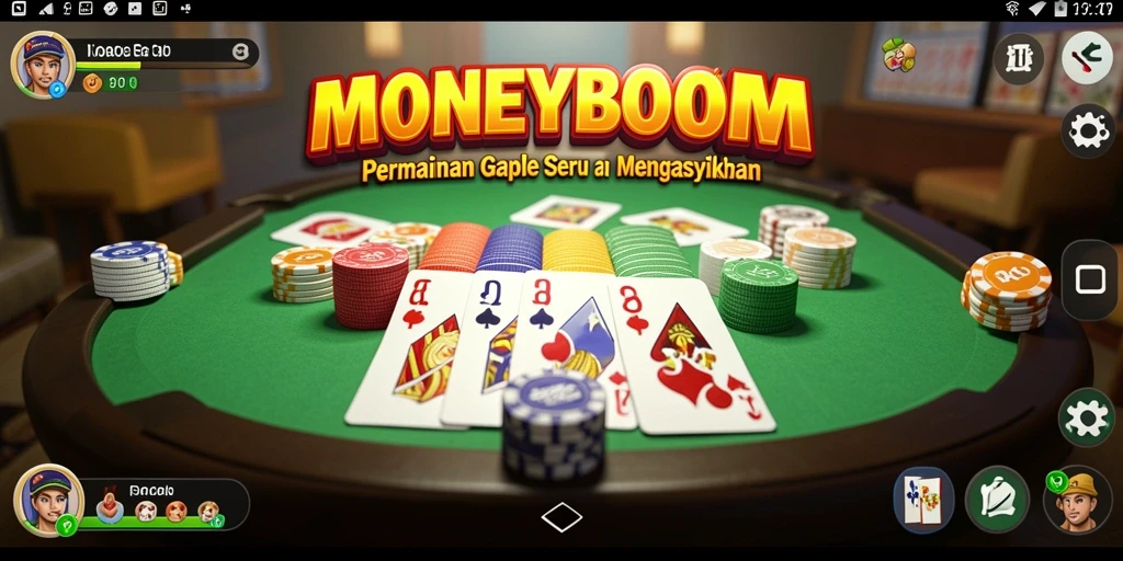 Menampilkan gameplay seru dalam permainan Gaple