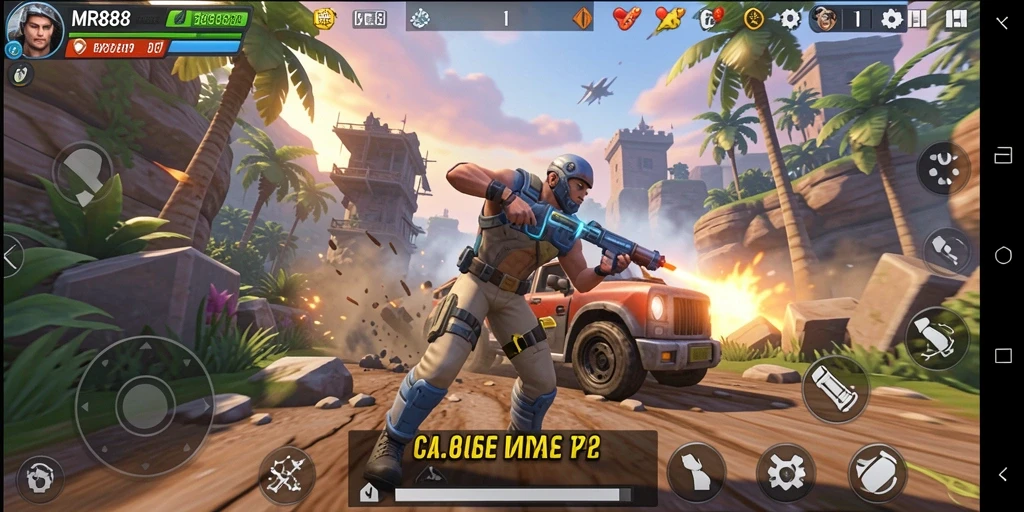 Gameplay mendebarkan dalam TPS dengan grafis memukau di MR888.