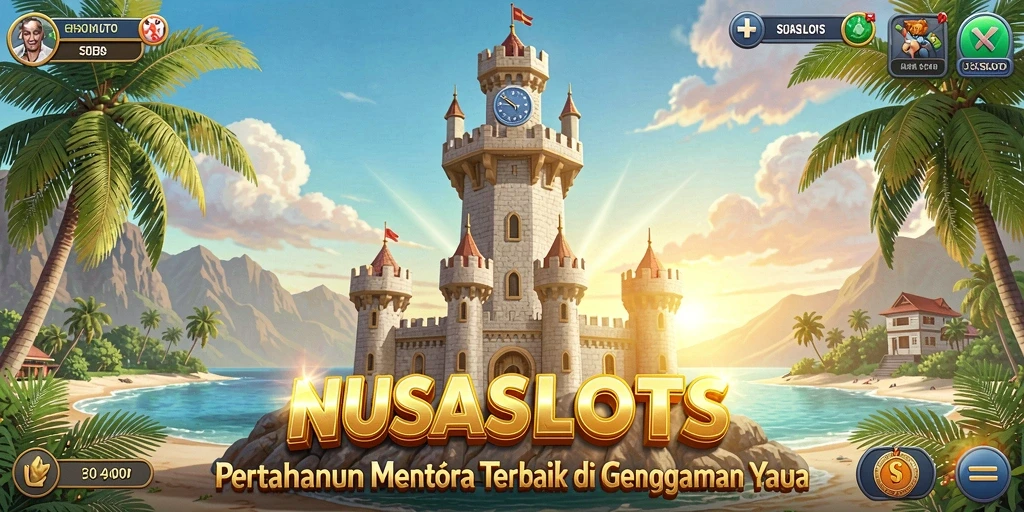 Tampilan gameplay seru dan menegangkan dari NUSASLOTS dengan strategi Tower Defense.
