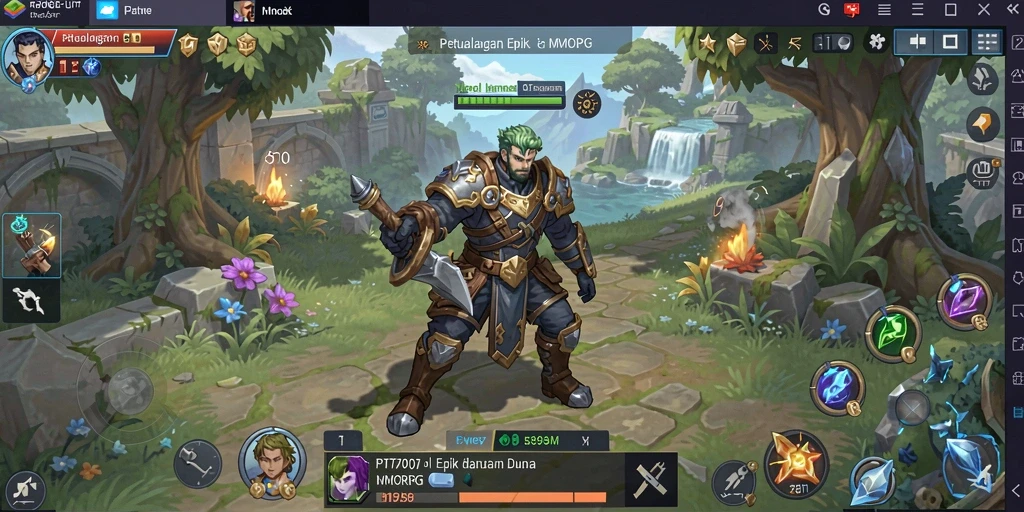 Gameplay PT707 menampilkan aksi seru dan grafis memukau dalam dunia MMORPG.