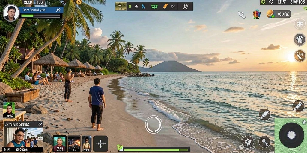 Screenshot SIAP108 menampilkan gameplay yang seru dan penuh warna.