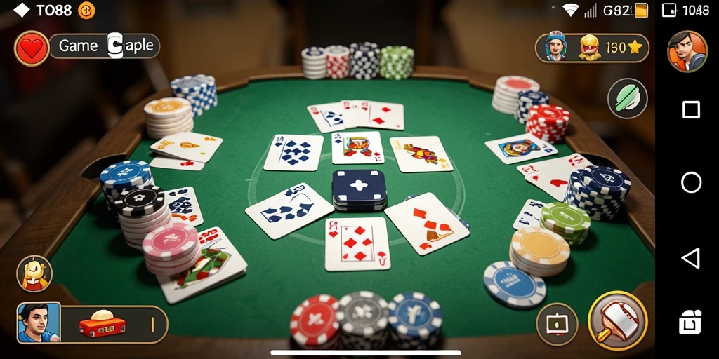 Screenshot gameplay seru dari TO88, game Gaple yang menyenangkan.