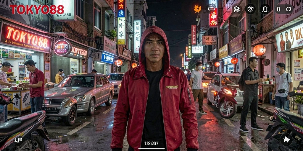 Screenshot utama TOKYO88 yang menunjukkan antarmuka pengguna sederhana.