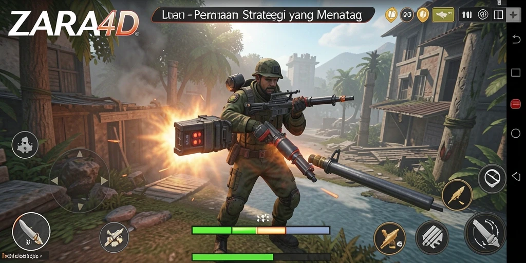 Gameplay menegangkan dengan taktik yang mendalam di ZARA4D.